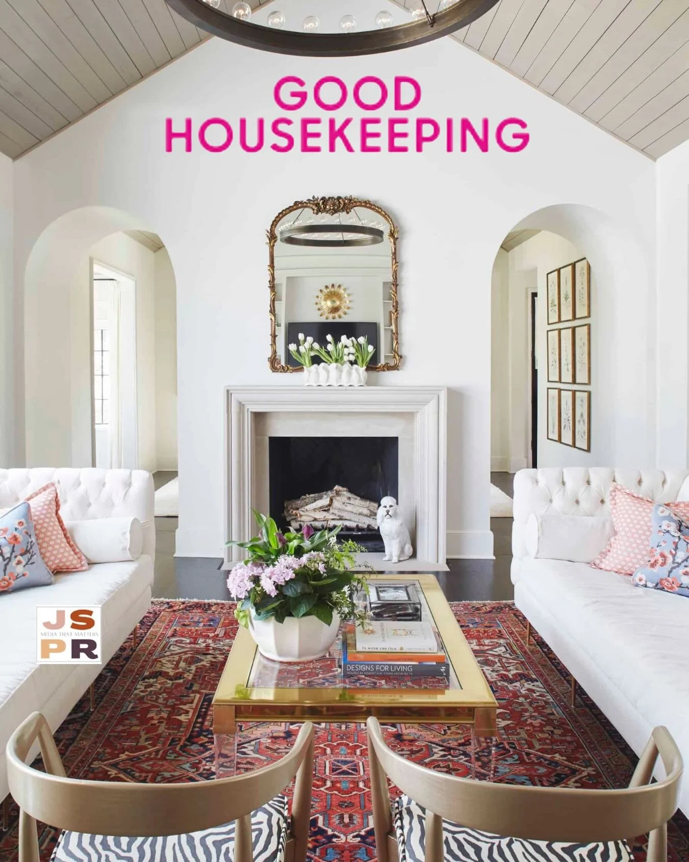 Thank you @goodhousekeeping for featuring @katehartmaninteriors in your story on maximalism design! 🔸⚪️🛋️ ✏️ @shelbydeeringwriter 📸 @jallsopp