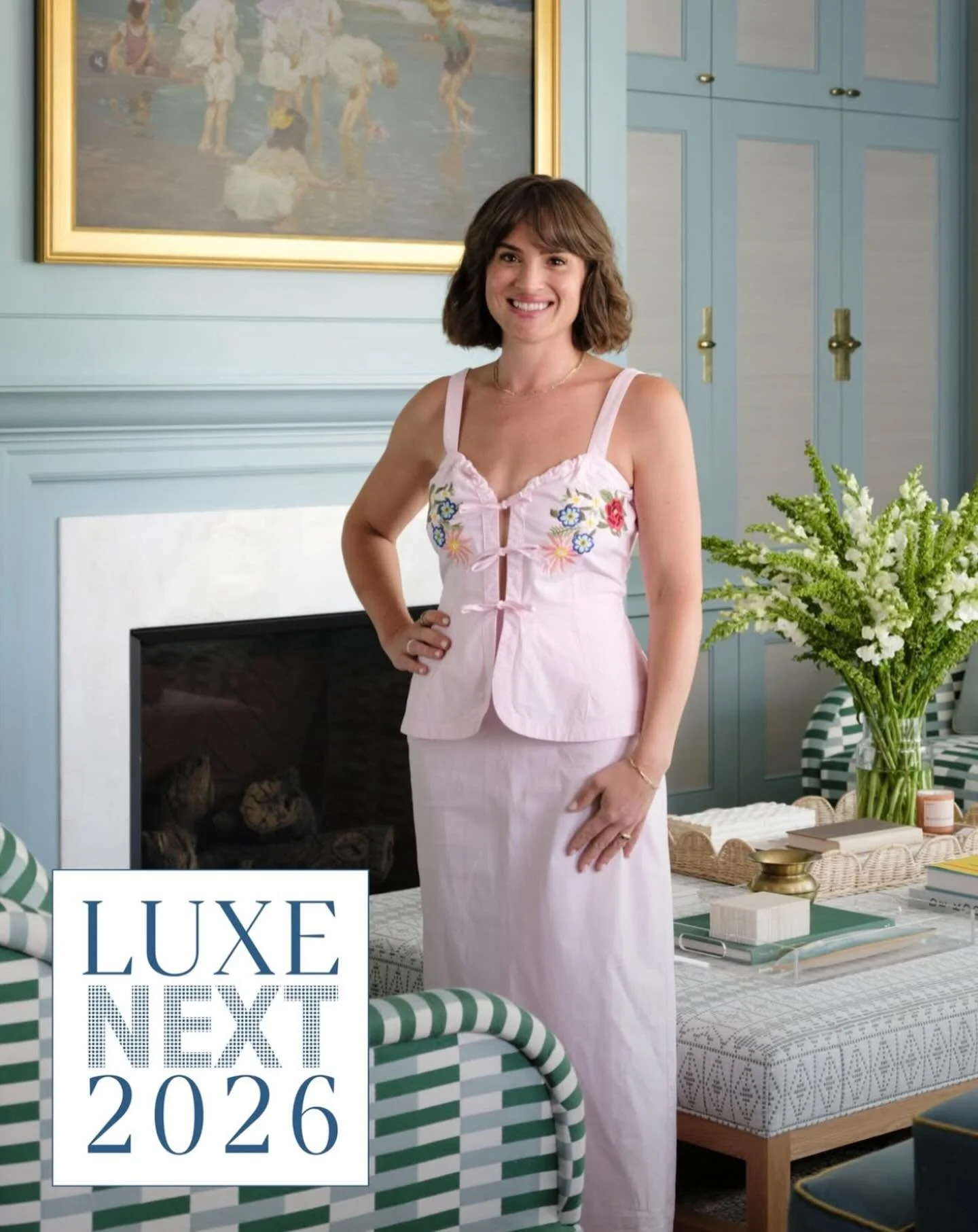 Congratulations @emilytuckerdesign for being selected as one of LUXE NEXT 2026 designers! 🍾🥂