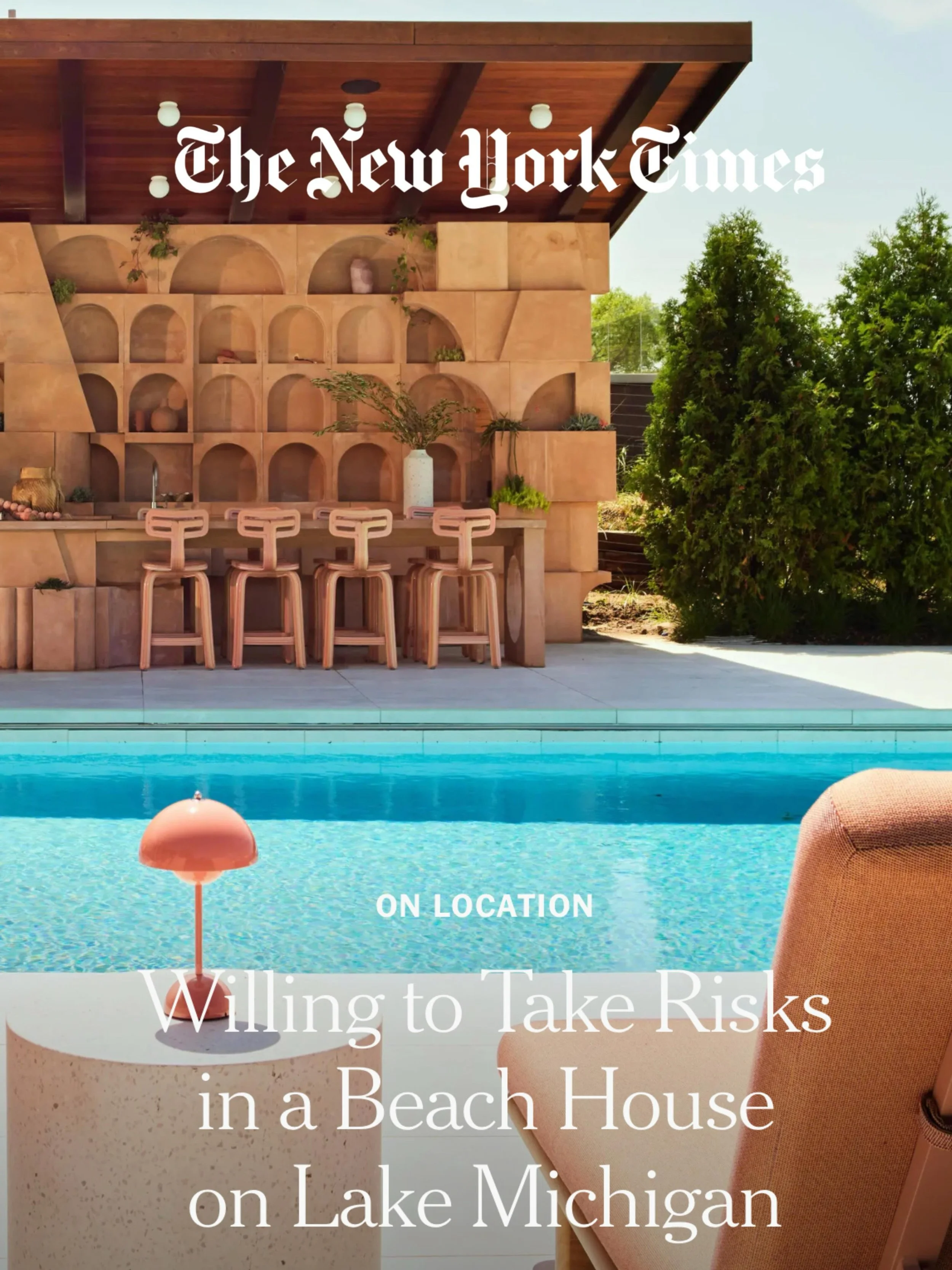 When @set.setting.studio first approached me about representation and I opened her portfolio, this lake house stopped me in my tracks. It is one of the most distinctive and beautifully executed homes I have ever seen. (The outdoor kitchen alone belon