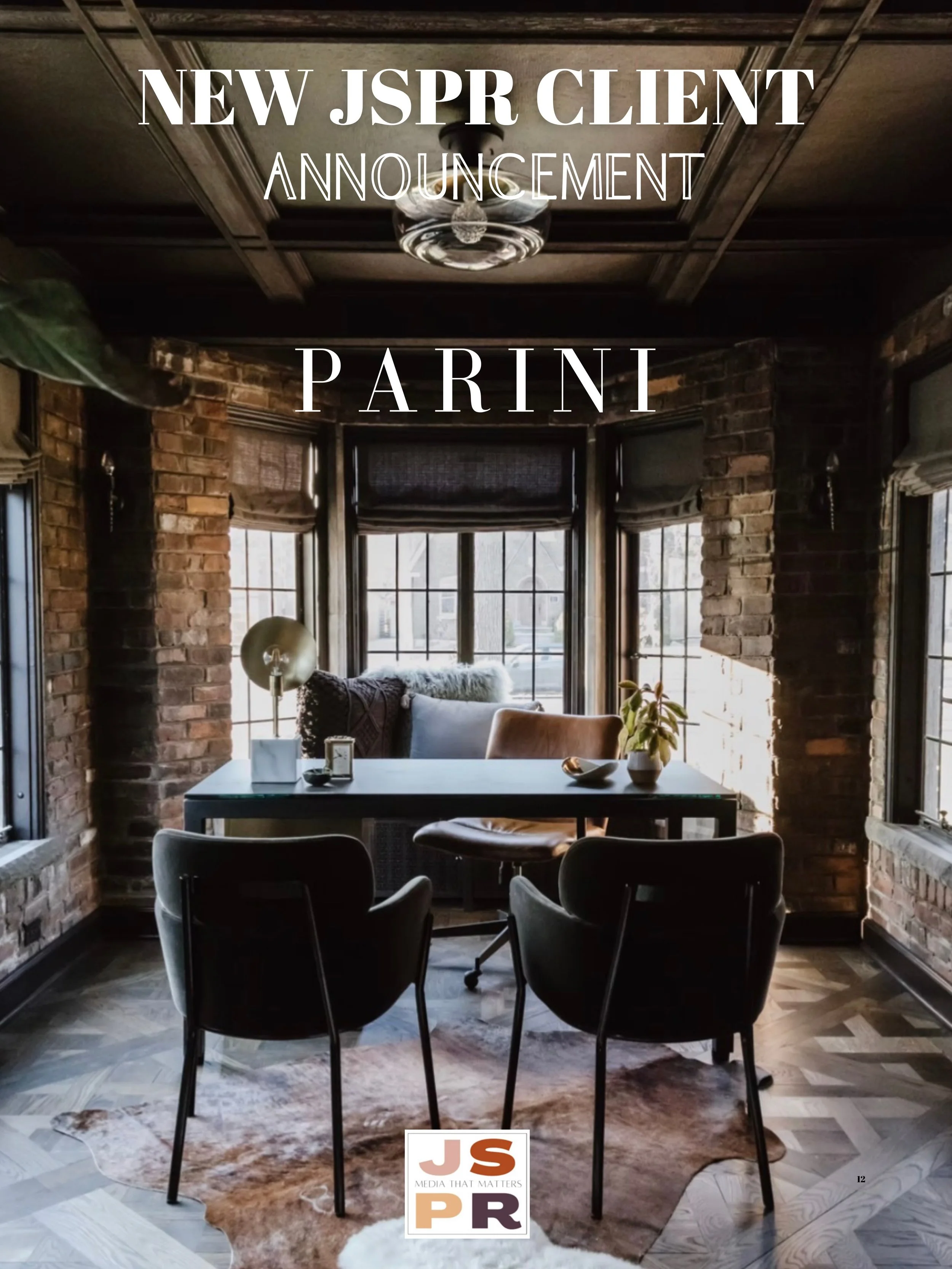 So excited to welcome @parini.design to the JSPR family! ✨

I was immediately drawn to Amy and Christine&rsquo;s approach to design and the incredible work they&rsquo;ve built together. Their Detroit studio creates hospitality, commercial, and reside