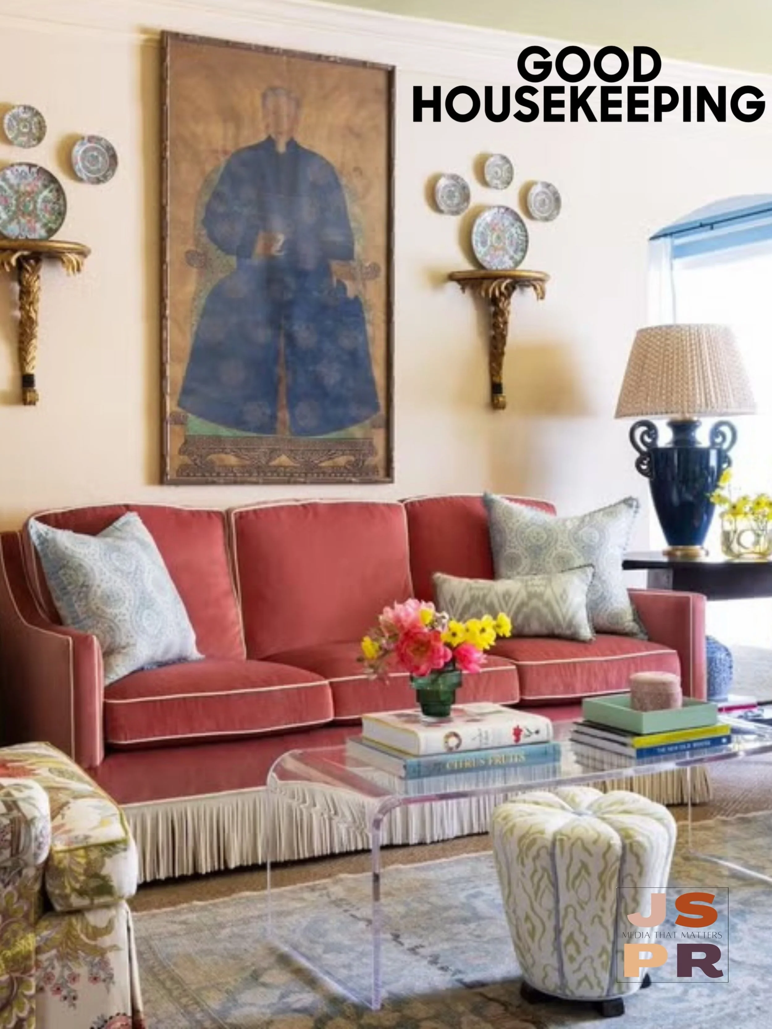 Thank you @goodhousekeeping for featuring @ellie_christopher&rsquo;s work and quote in your story on the little details that make a house a home. ✨ Link in stories and August press 🗞️
