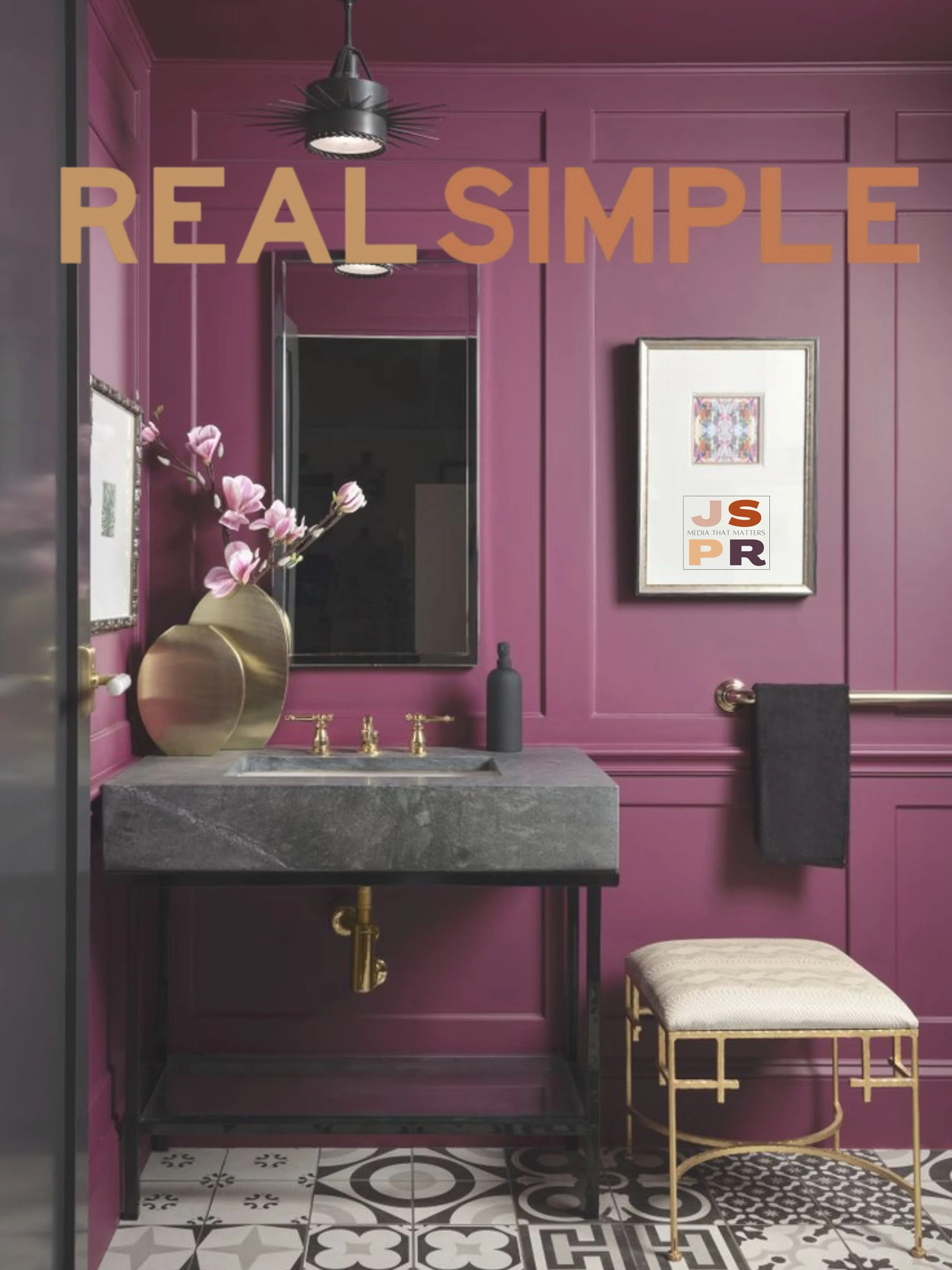 Thank you @real_simple! ✌🏼JSPR clients on paint colors that wow ✨ @insidestories_design 📸 @ericlucerophoto 

@cookdesignhouse 📸 @emredfield