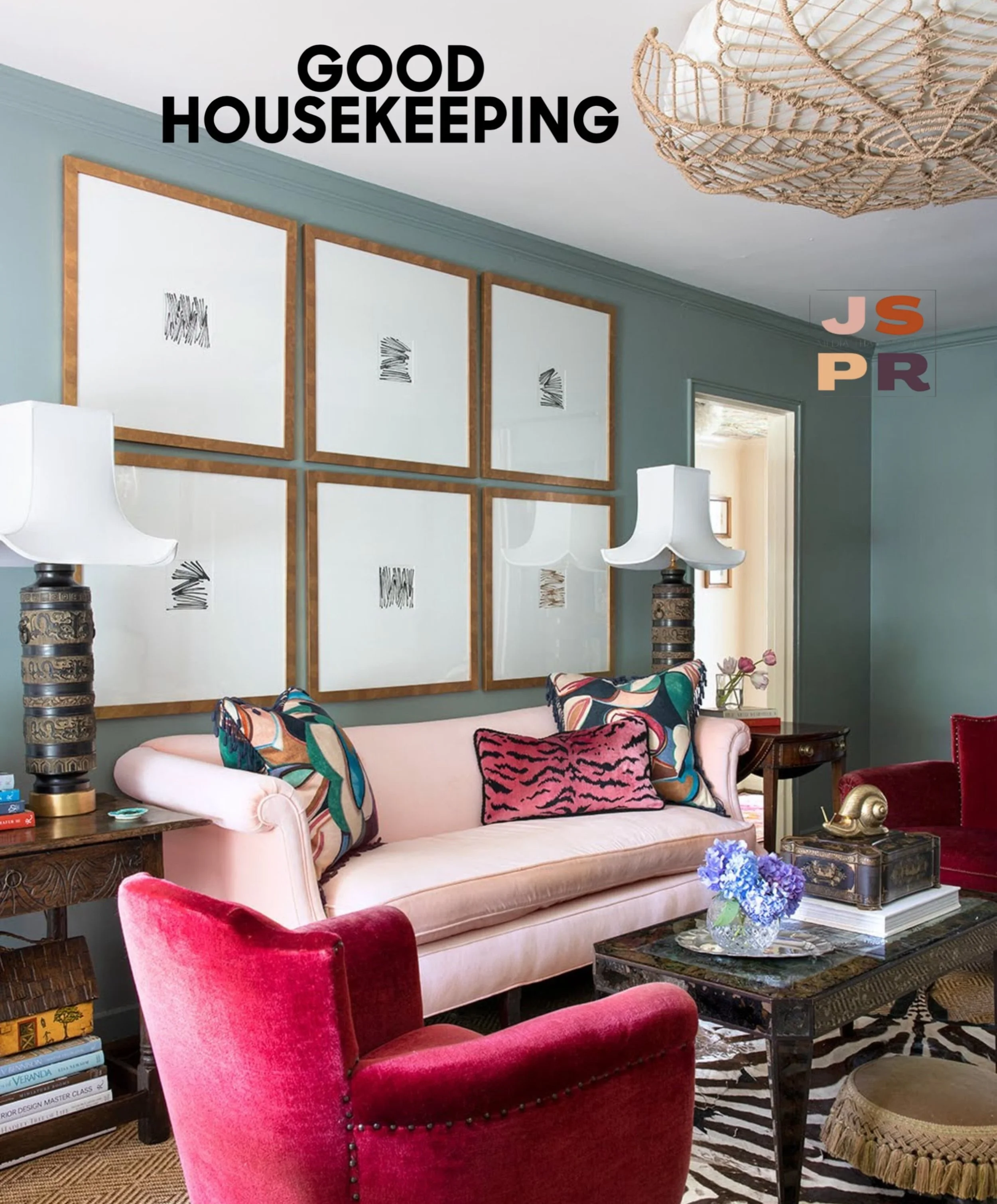 Thank you, @goodhousekeeping , for including @ellie_christopher in your latest story on the return of animal prints in interior design! 🐾 From leopard prints to zebra rugs, Ellie shares why animal prints are among her favorite ways to bring personal