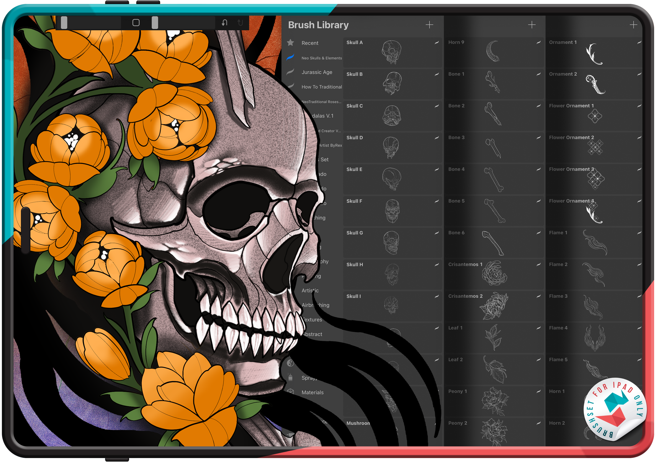 neo traditional skull tattoo flash | Tattoo Space