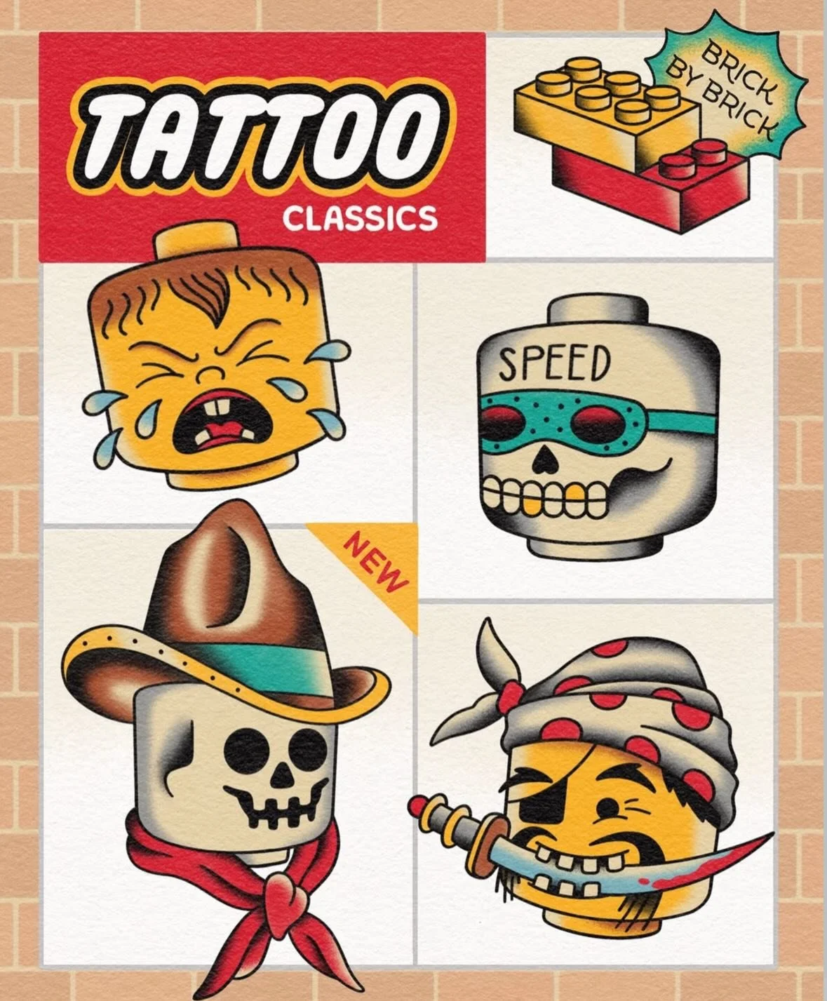 Loving these classic Lego tattoo designs by @javibrations 🔥
&bull;
Which is your favorite? 👉🏼