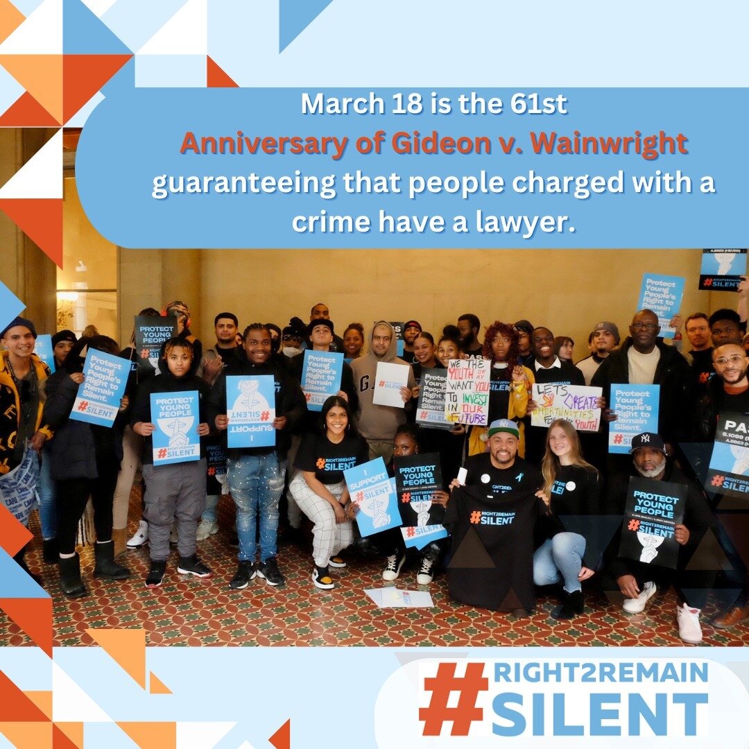 This year, in #nys, we need to pass #right2remainsilent so that all young people can speak to a lawyer whenever they are questioned by police.
#youth #family #justice