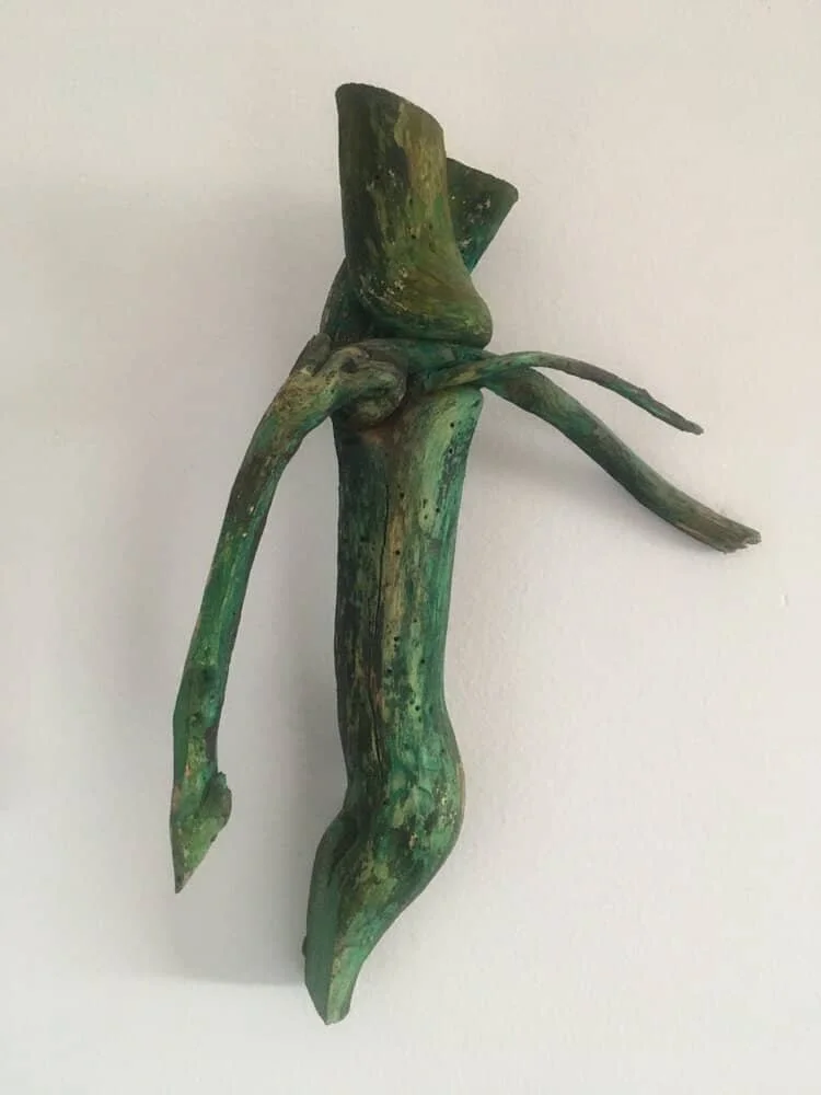 Robert L. Aselage,
Untitled, 1987
Wood with mixed media and oil,
13 x 8 x 3, MFA Hoffberger '73,
Gift from artist