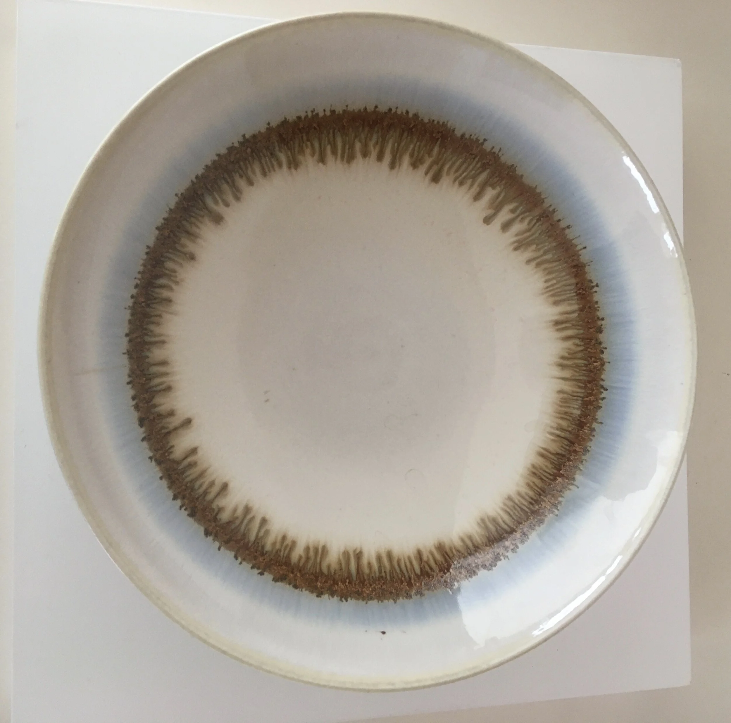 William Pitney (1914-2005), Half- sphere bowl, 8 x 2, Porcelain, 1982, Exhibited GCG 1987, Gift  from artist