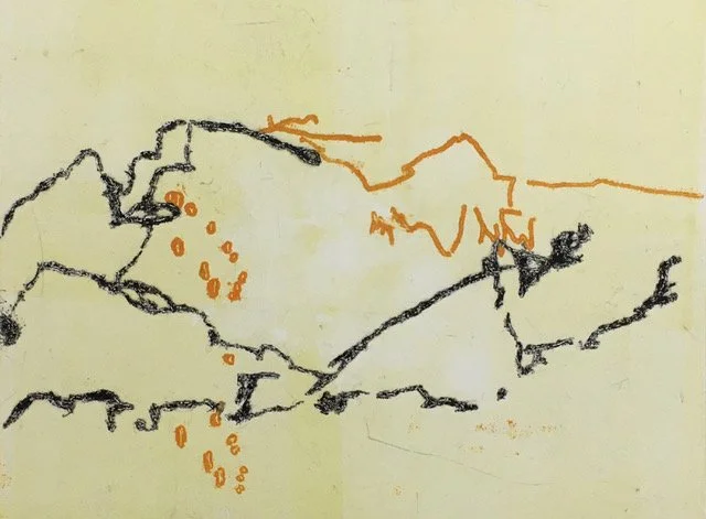 Linda Bills, Itineraries #7, 2020, 6 x 8, Gift from artist