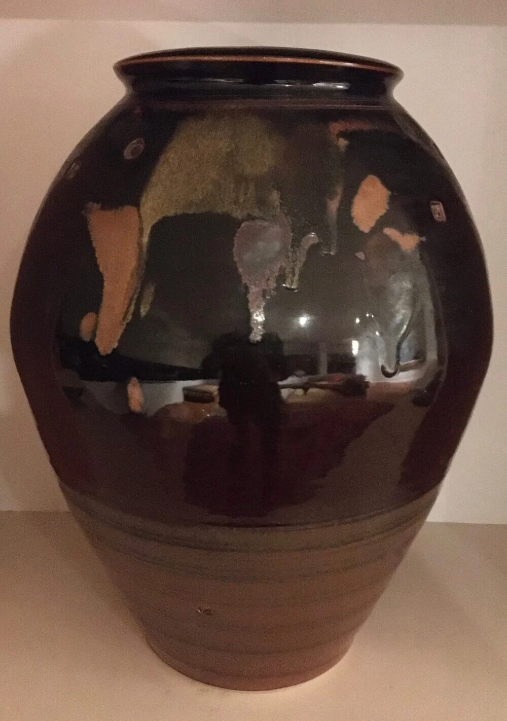 Andrew Brunelle (1957- 1992),
Urn,
19 x 12 x 12, 
Porcelain,
1990,
Exhibited Baltimore Clayworks, 1990