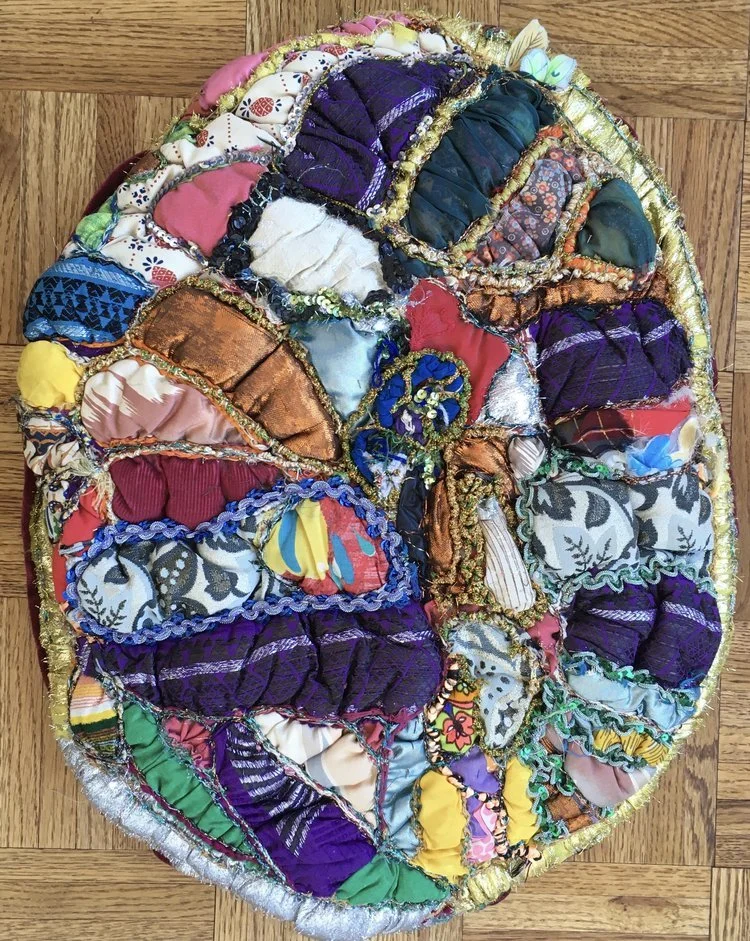 Elizabeth Talford Scott (1916-2011), Healing Pillow, 1995 Fabric with mixed media