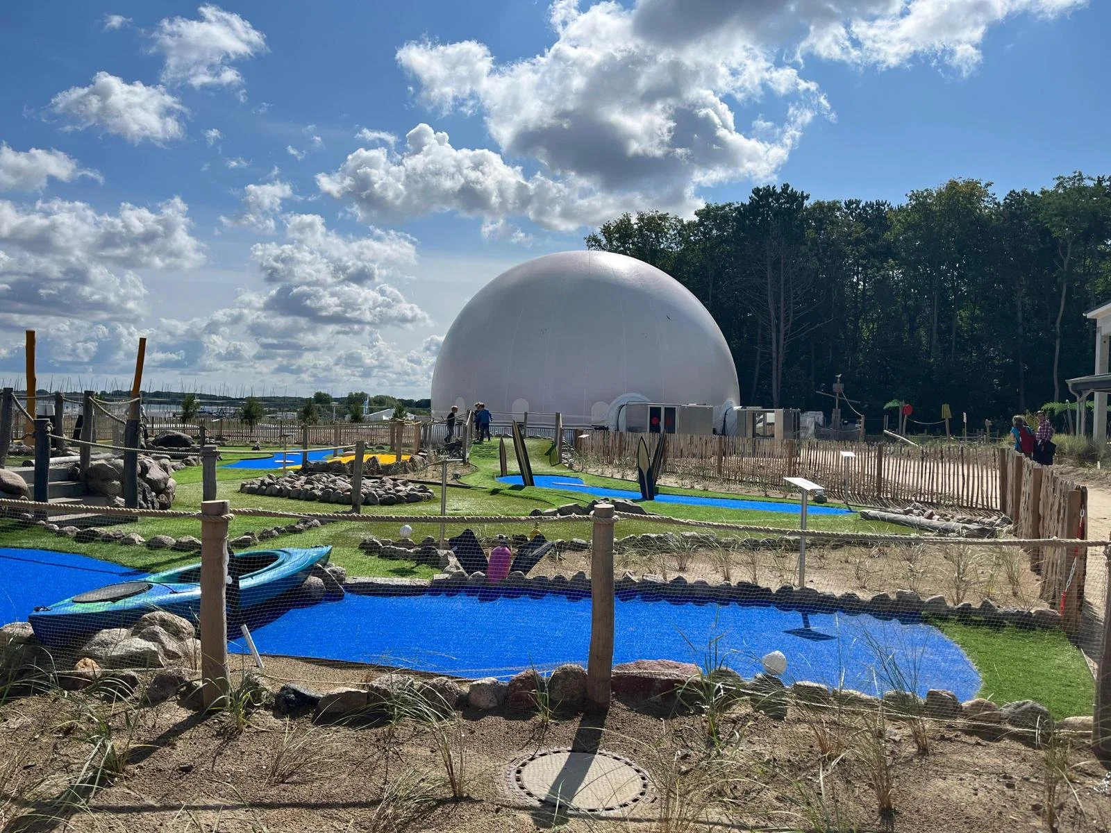 Mobile Kuppel auf der Travemünder Woche