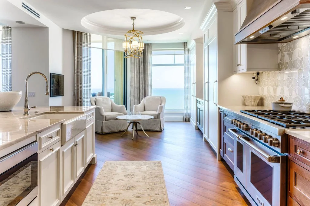 Transitional Coastal Kitchen Remodel by Signal House Builders project photo