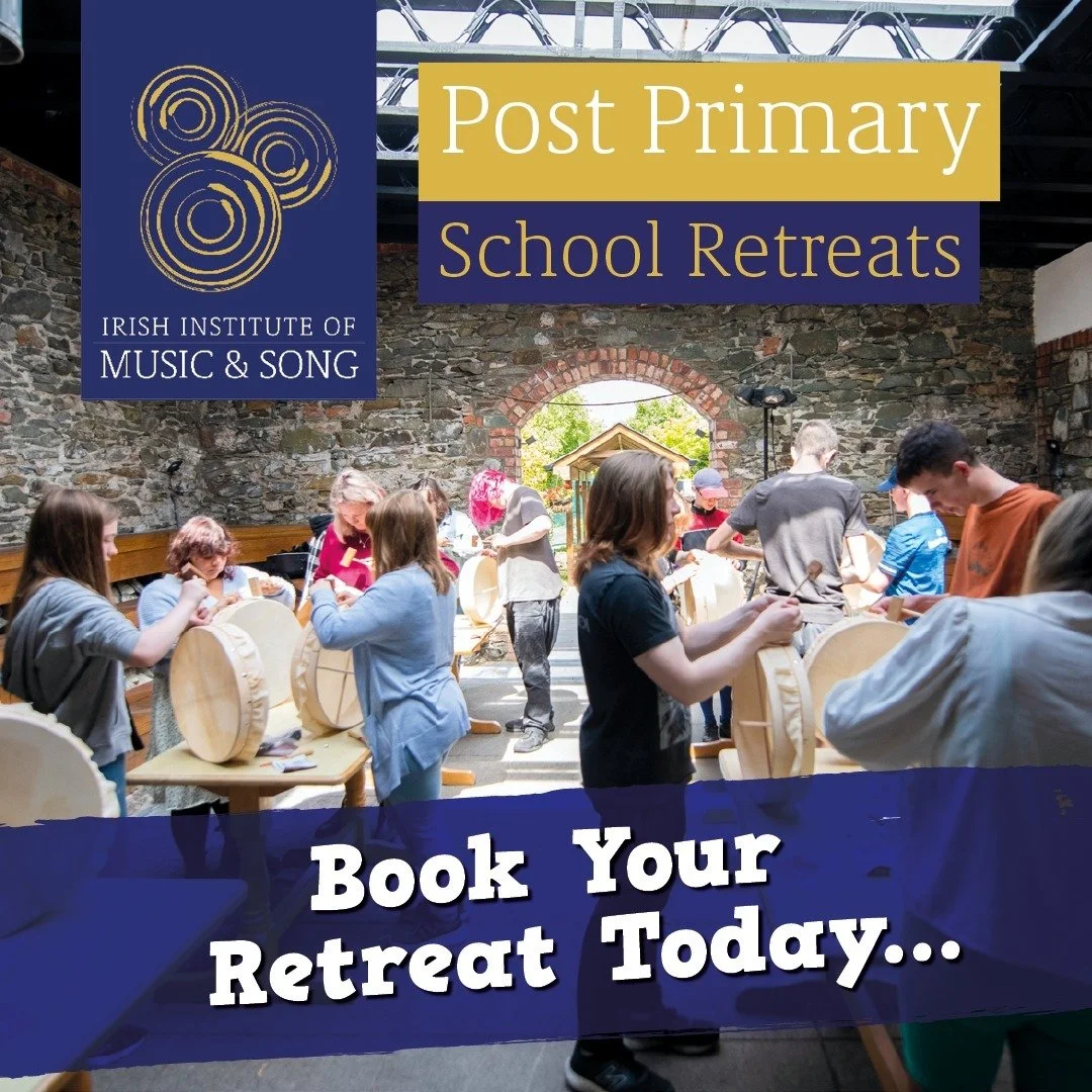 We here at the Irish Institute of Music &amp; Song offer a vibrant range of Post-Primary School Residential Retreats and Day Trips designed to nurture students' musical talents. Welcoming all skill levels, from beginners to experts, our retreats imme