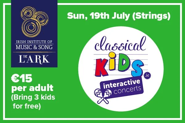 Classical Kids - Strings - Sunday 19th of July 11am