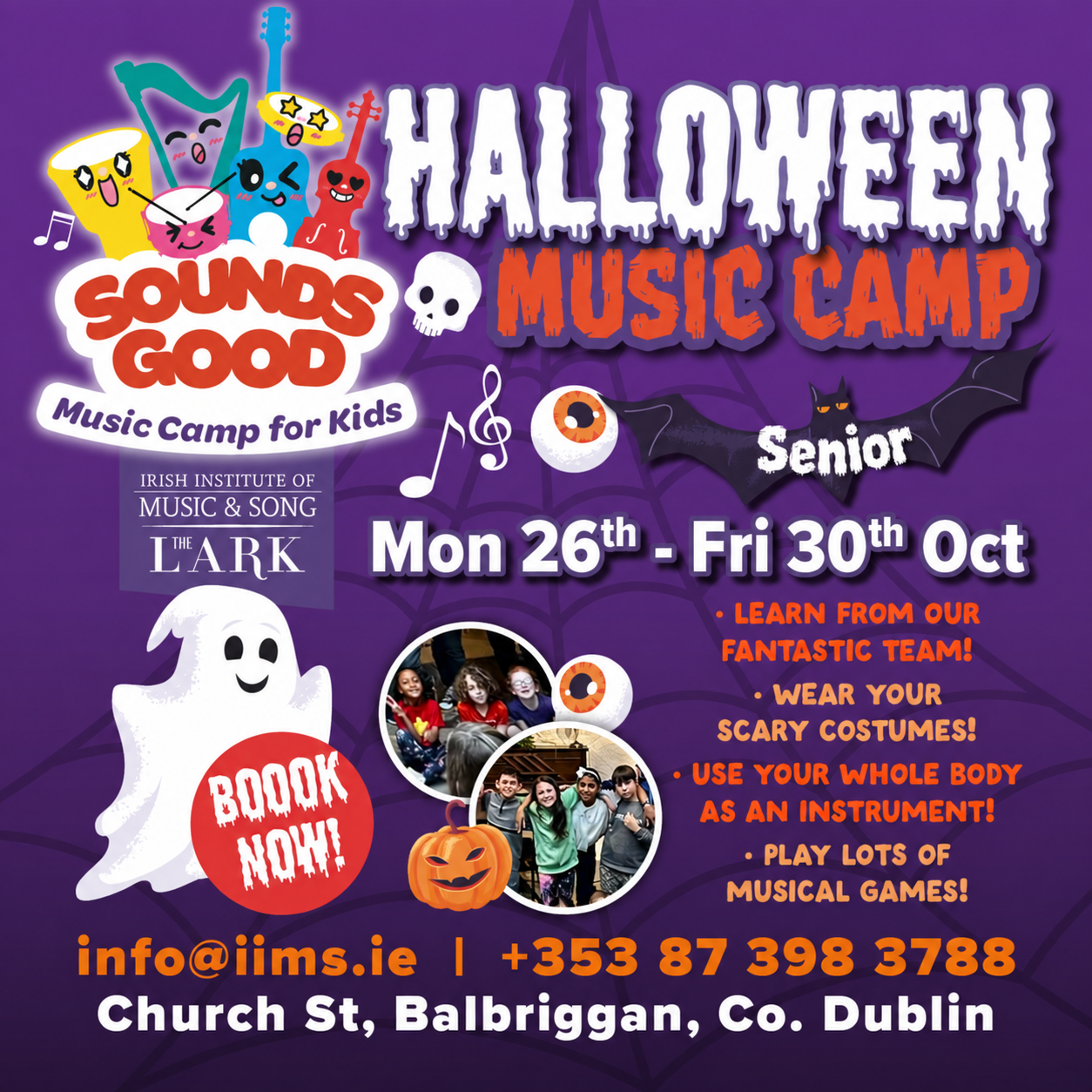 Halloween Camp Senior - 5 day camp - Balbriggan