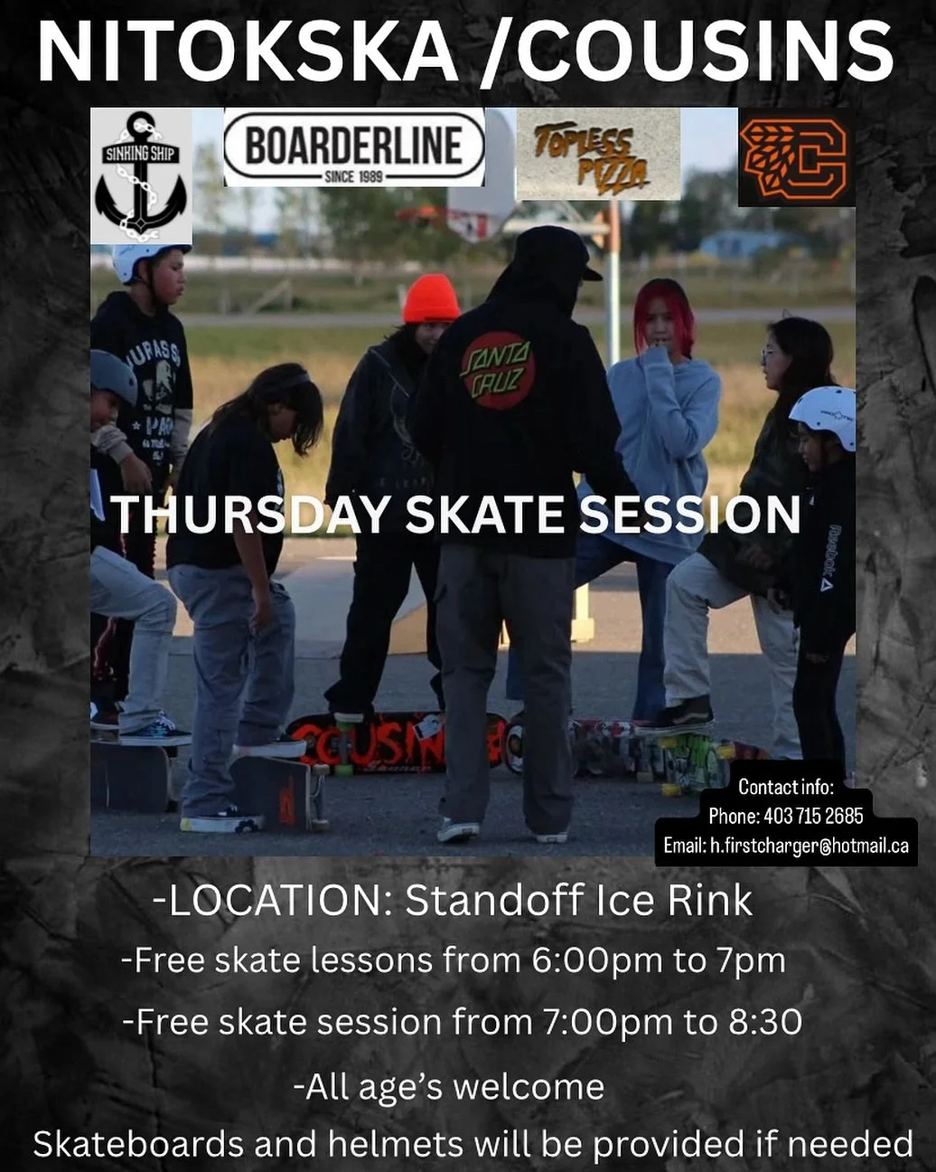 Thursdays in Kainai! Starting in July. Shout out to @huskyiitomsaipi for leading the charge and bringing everyone together. All ages. All abilities. Gear provided if you need it. We hope to see you there. 🧡