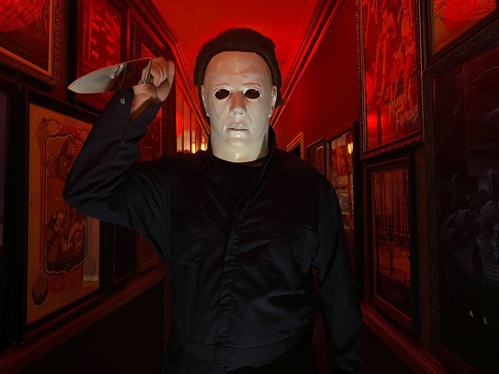 Masked knife-wielding michael myerscharacter — Needs More Fog Pittsburgh haunt actor for hire