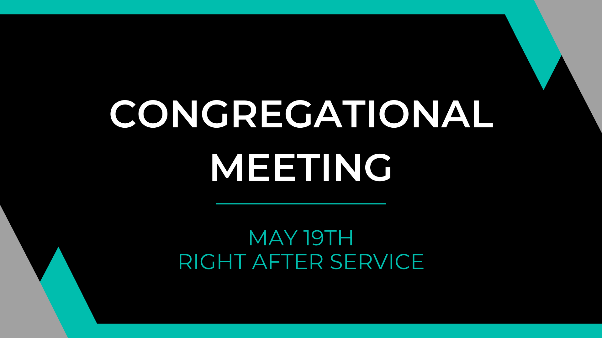 Congregational Meeting