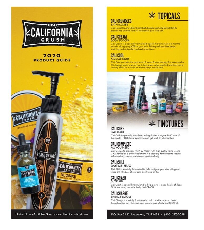 california crush / sales sheet / atasadero, ca