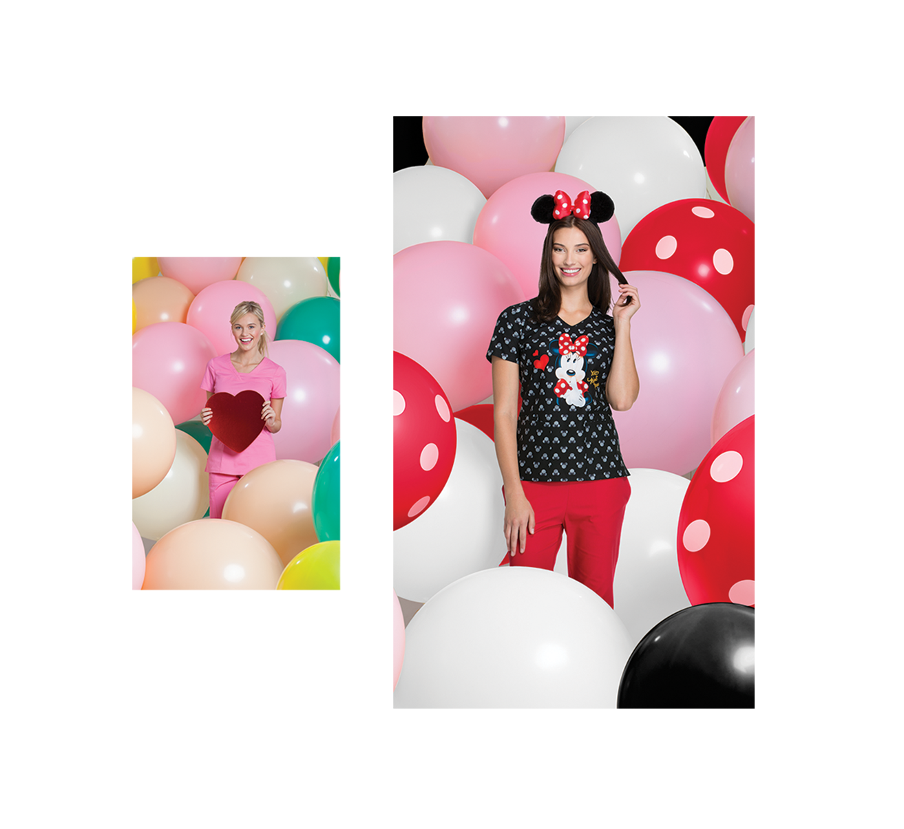 strategic partners, llc / replace girl, turn balloons to red & polka dots / make white & black balloons / chatsworth, ca