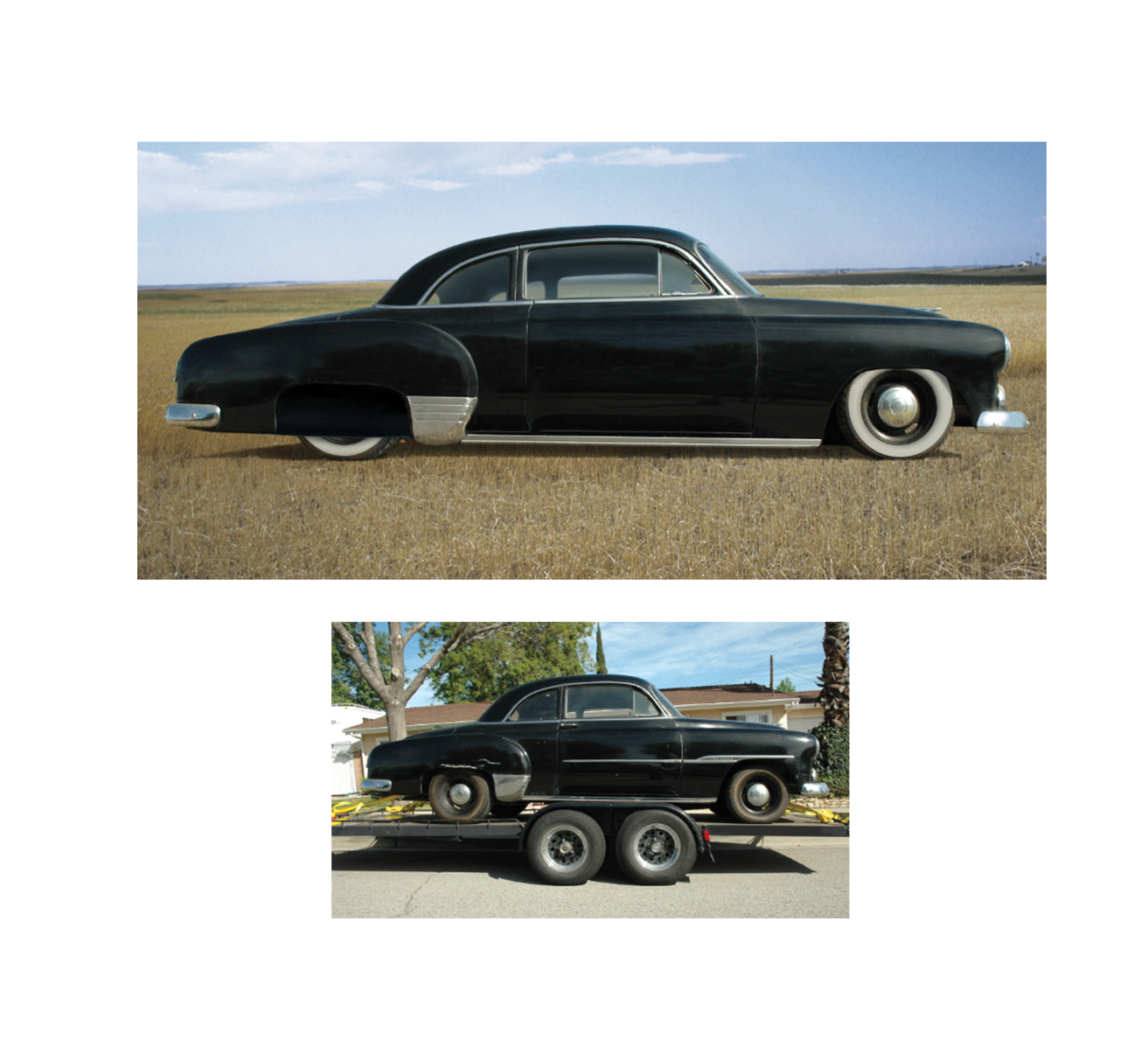 51 chevy / personal project / new background, cleaning, customizing / merging car to background