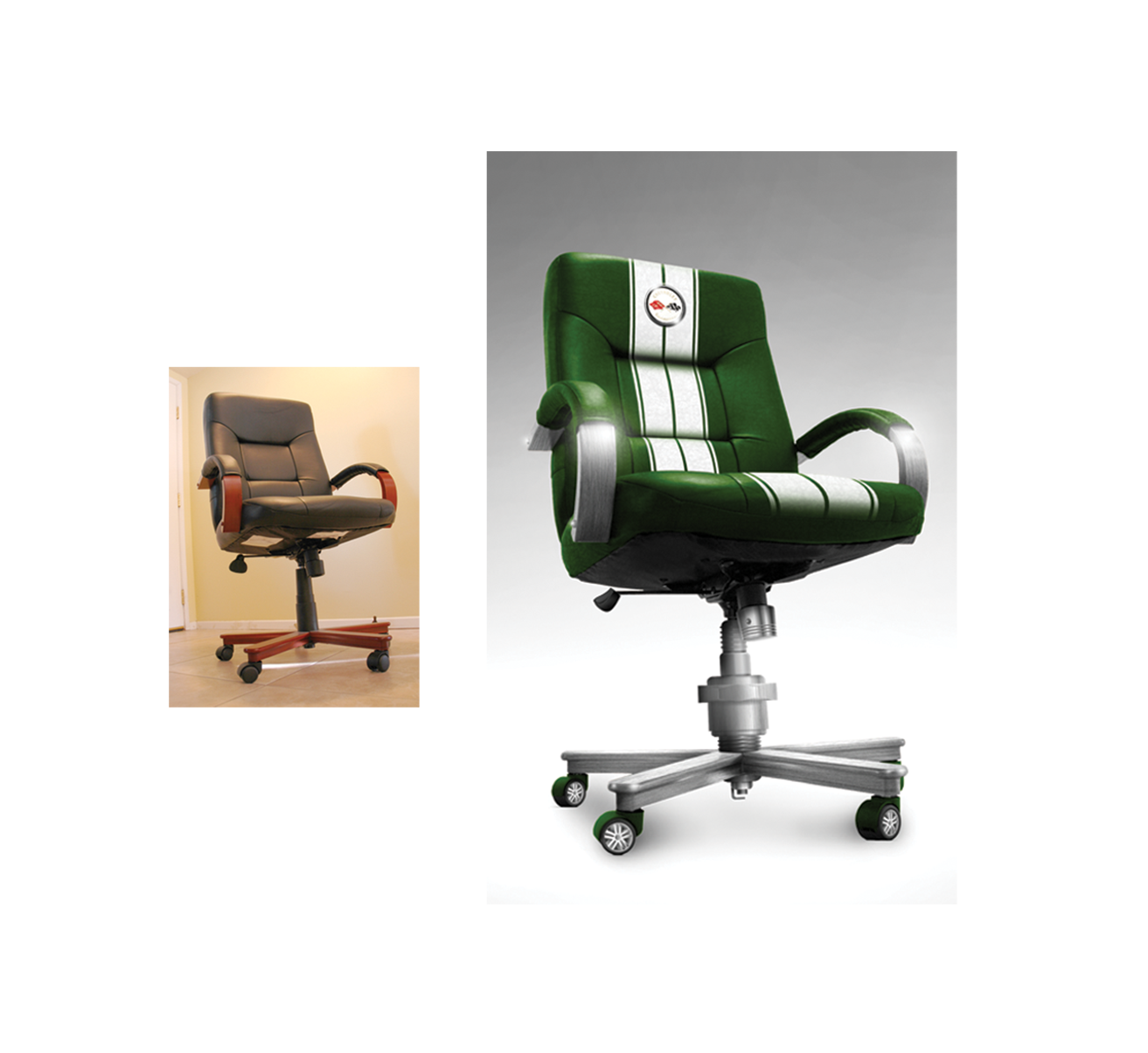 personal project / corvette race chair