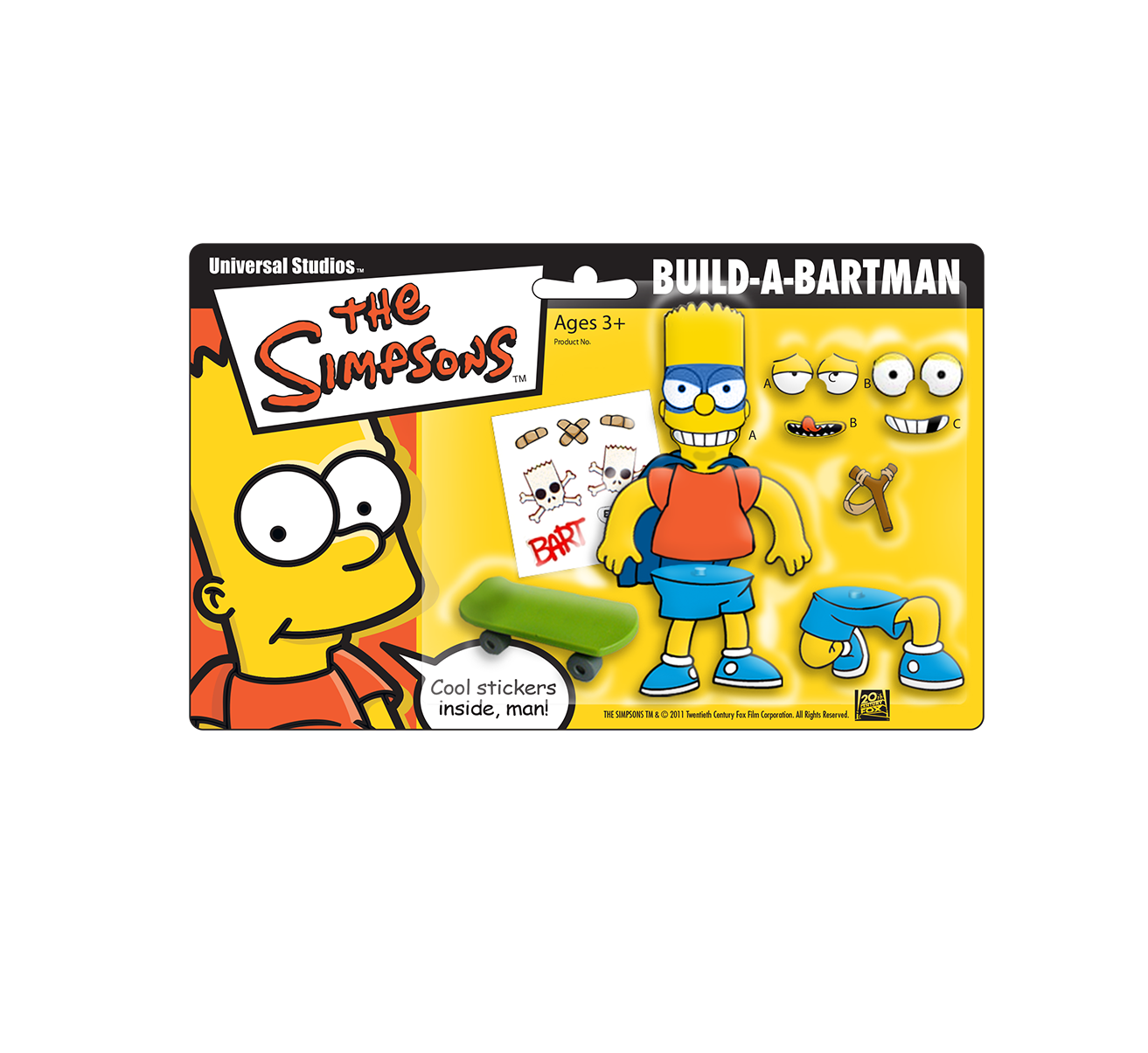 build-a-bart / kids toy concept & packaging / universal studios / universal, ca