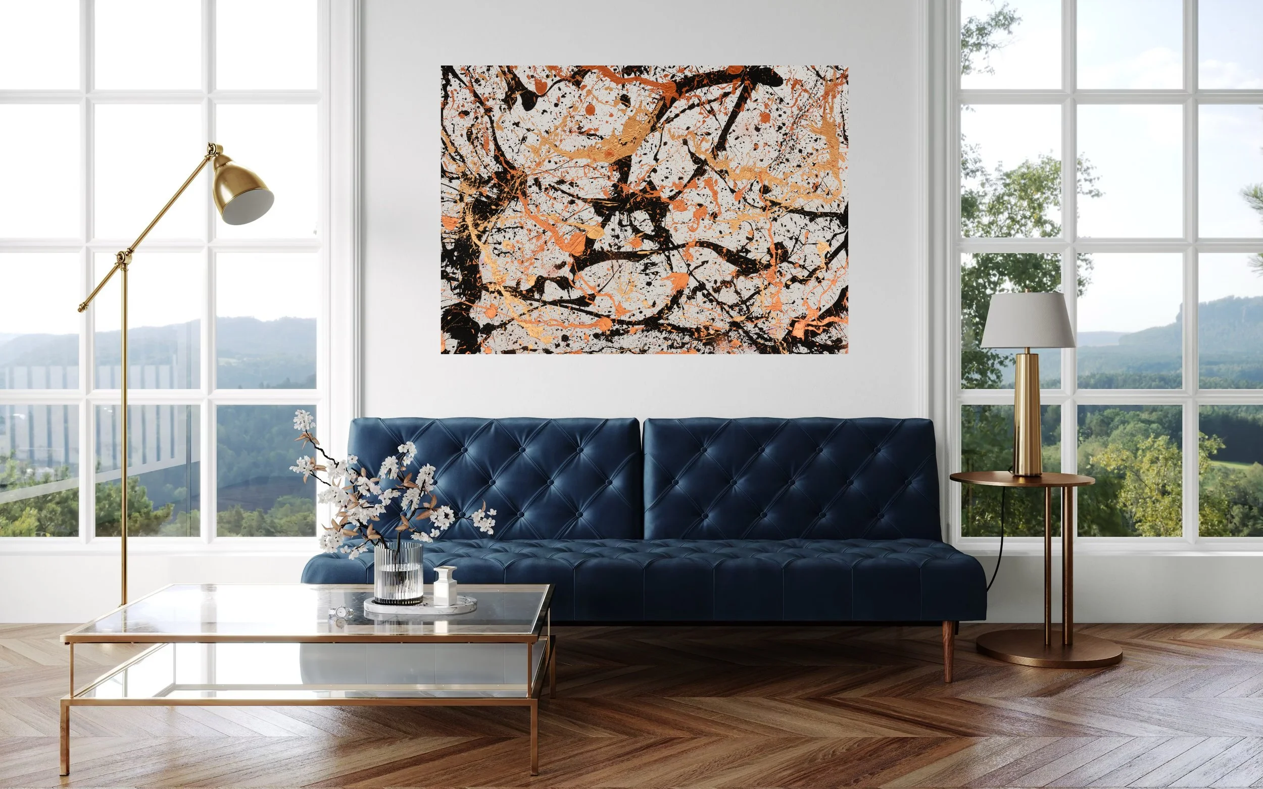 Black Gold and Bronze