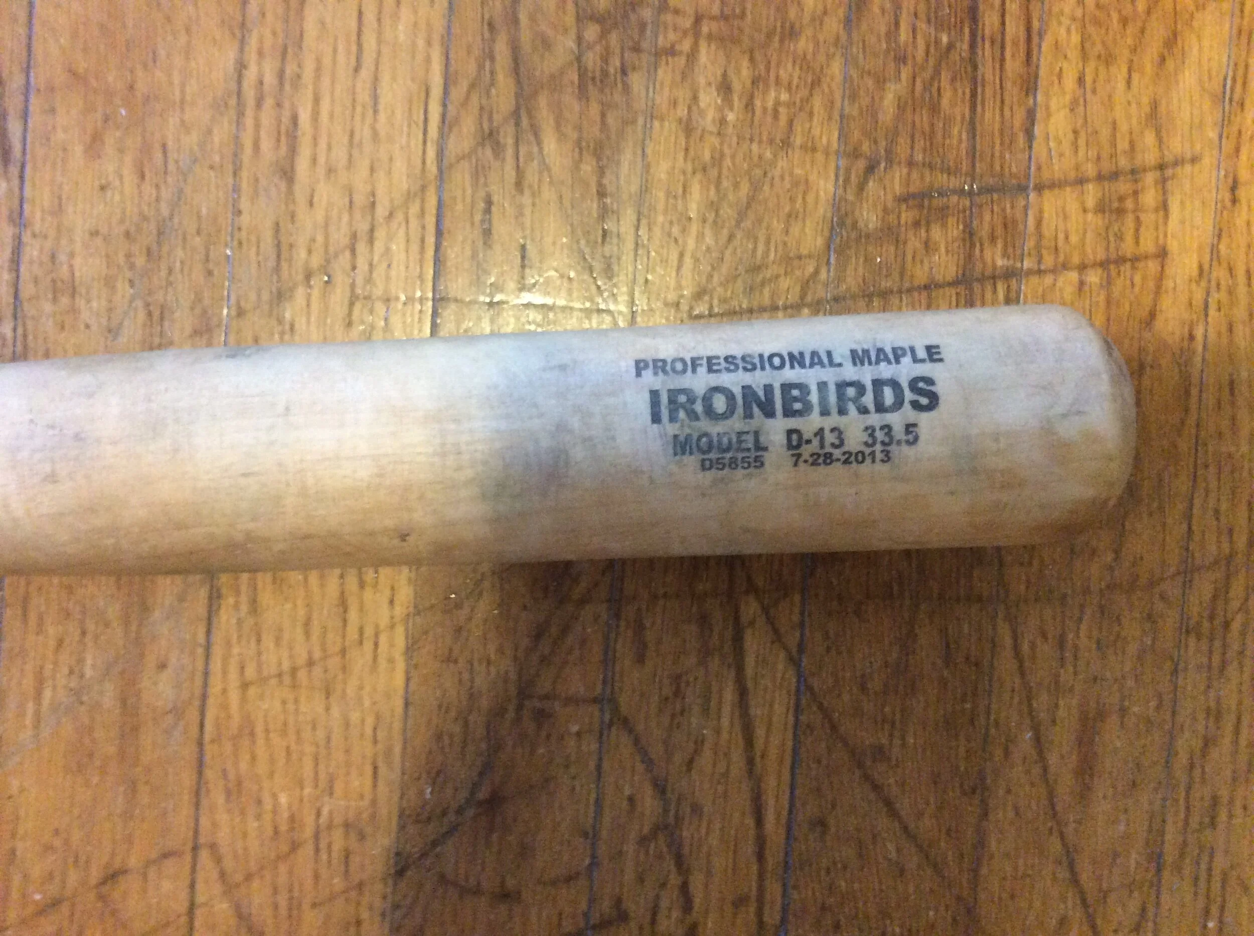 The Bat Matt Merullo Gave Me, 2013