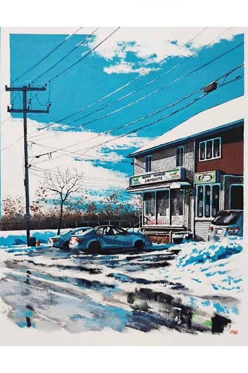 Graphic Cityscapes: Fun With Color and Composition (Online Workshop) Fall 2026 w/ Matthew Gagnon