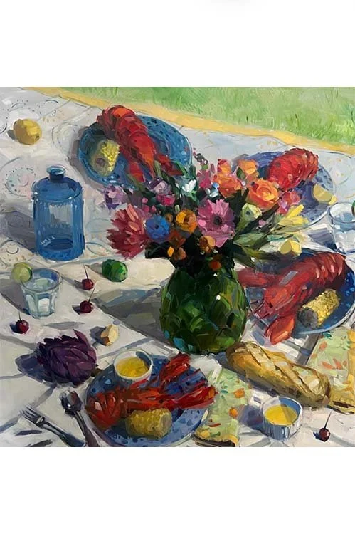 Exploring Vibrant Color and Stroke Energy (Online Demo) Winter 2026 w/ Amy Brnger