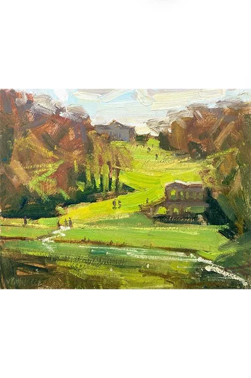 Vibrant Landscape With Bold Brushstrokes (Online Demo) Spring 2026 w/ Valérie Pirlot