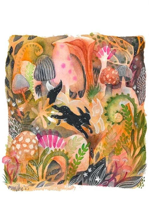 Painting Without Planning: Intuitive Watercolors (Online Workshop) Summer 2026 w/ Maaike Haneveld