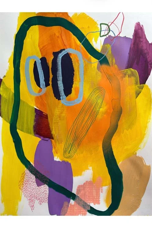 Paint With an Artist: Abstraction (Online Course) Fall 2026 w/ Ash-Bob