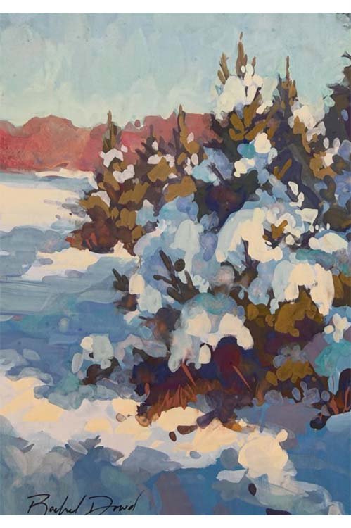 Simplification in Gouache Painting (Online Workshop) Spring 2026 w/ Rachel Dowd