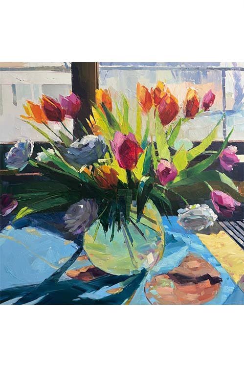 Exploring Vibrant Color and Stroke Energy (Online Demo) Winter 2026 w/ Amy Brnger