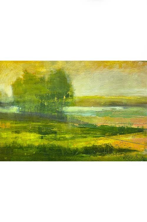 Abstracting the Landscape: Oil & Cold Wax on Paper (Online Course) Fall 2026 w/ Rachael McCampbell