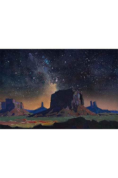 Painting Nocturnes in Gouache (Online Workshop) Fall 2026 w/ Mike Hernandez