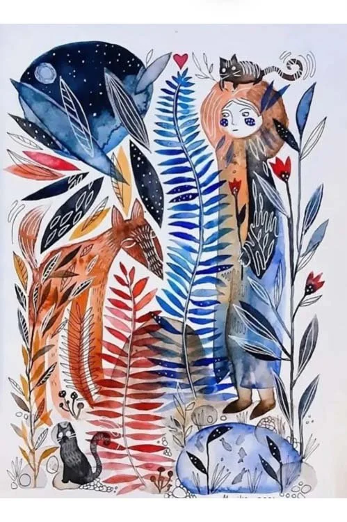 Painting Without Planning: Intuitive Watercolors (Online Workshop) Summer 2026 w/ Maaike Haneveld