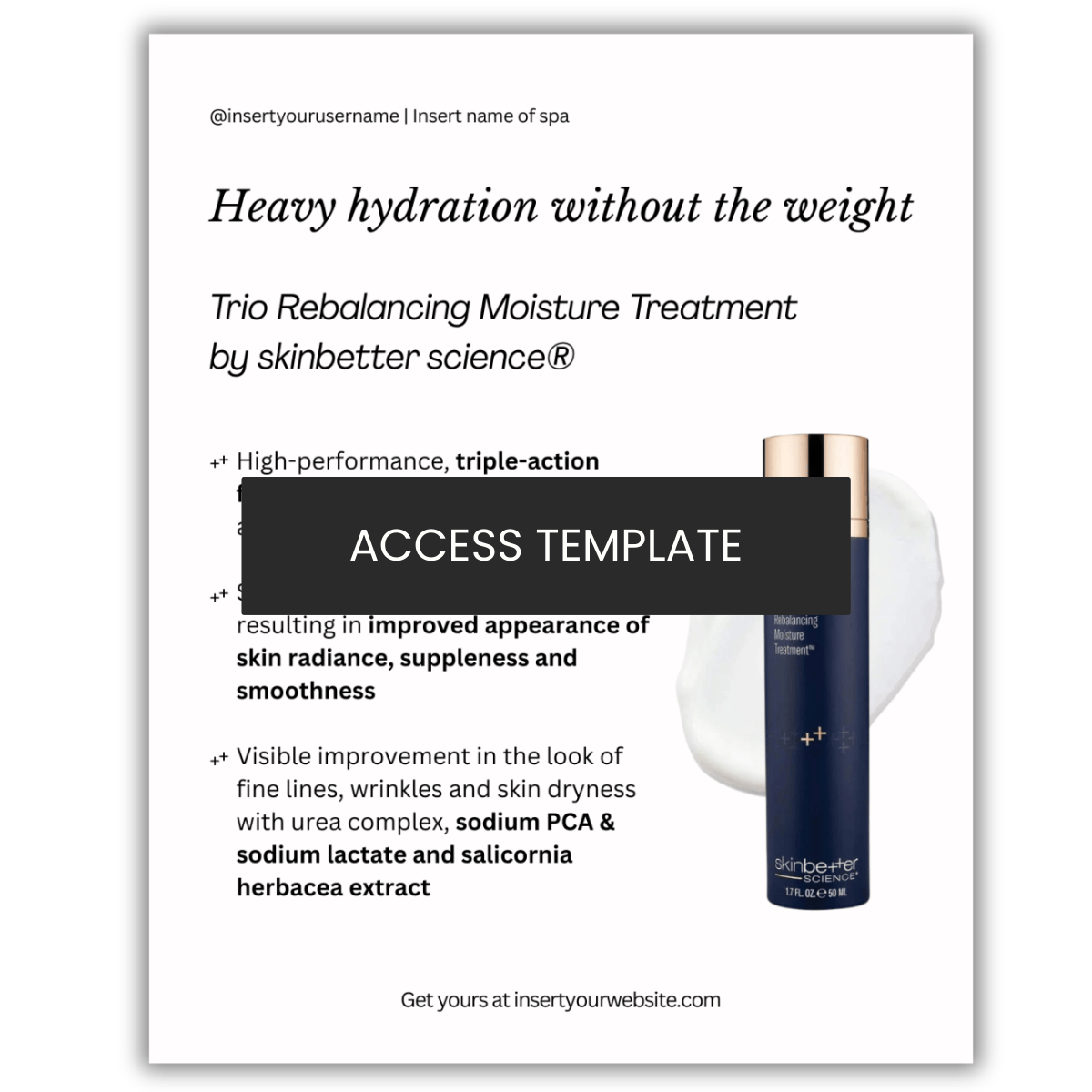 Trio Rebalancing Moisture Treatment  by skinbetter science®