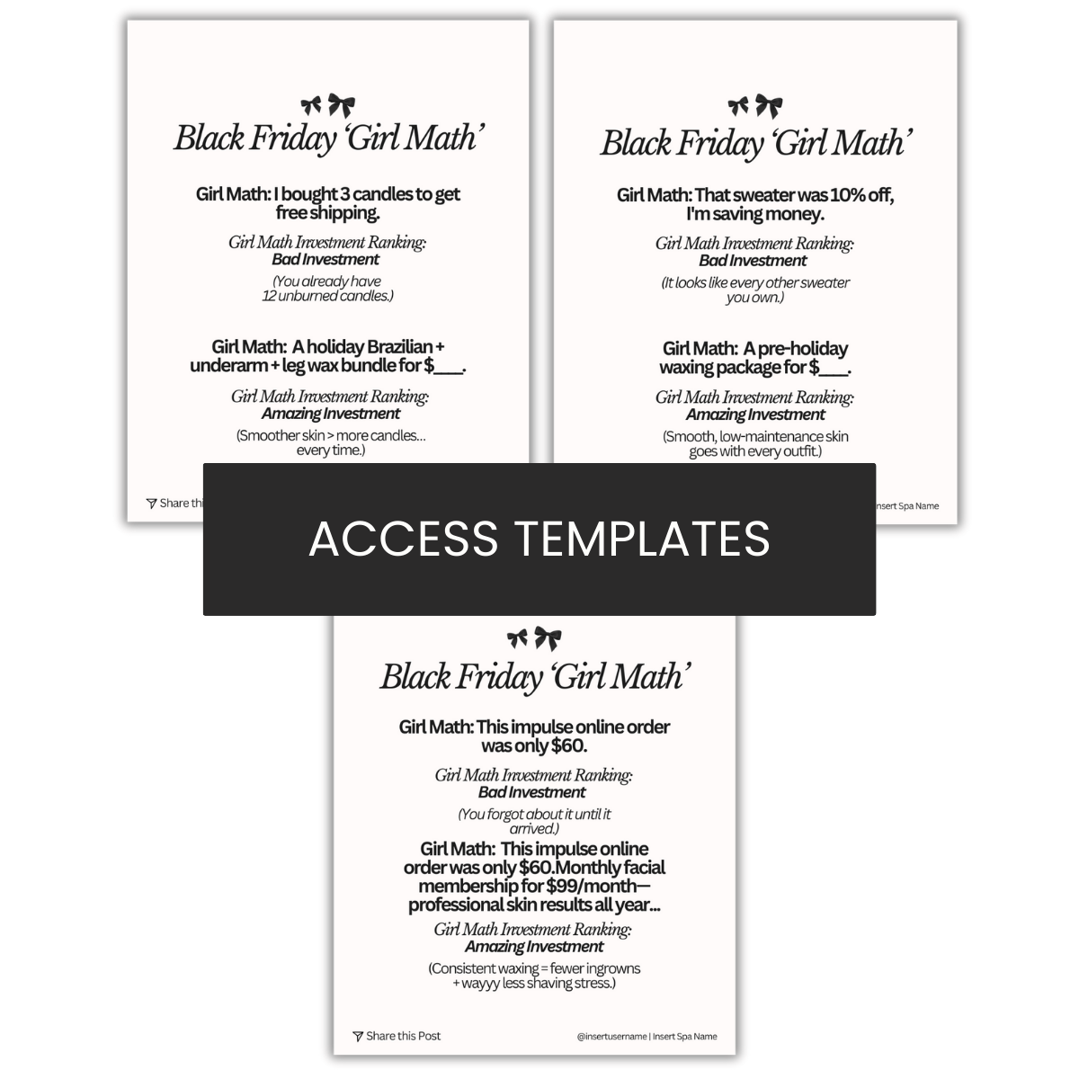 Girl Math Black Friday