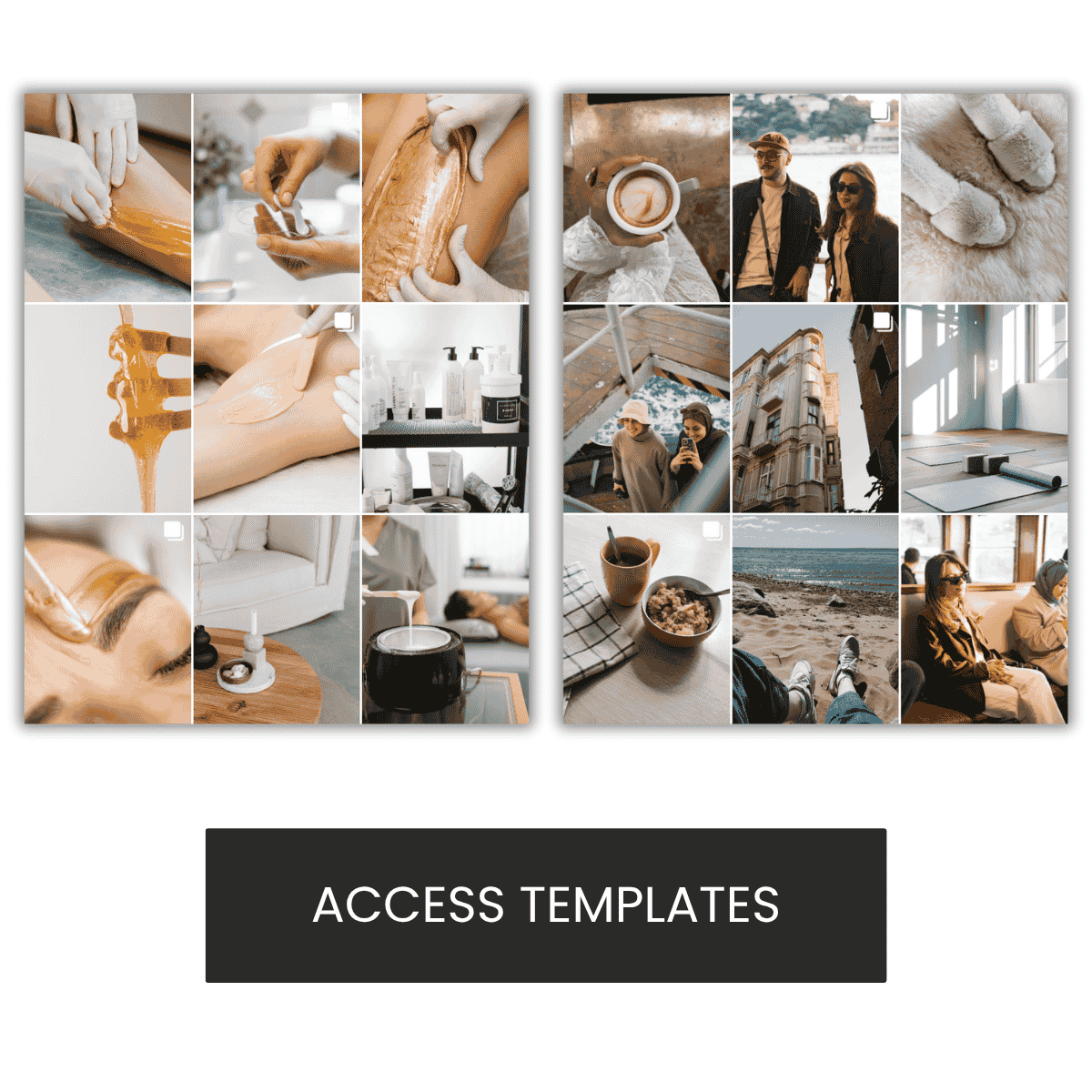Work Feed VS. Personal Feed Carousel