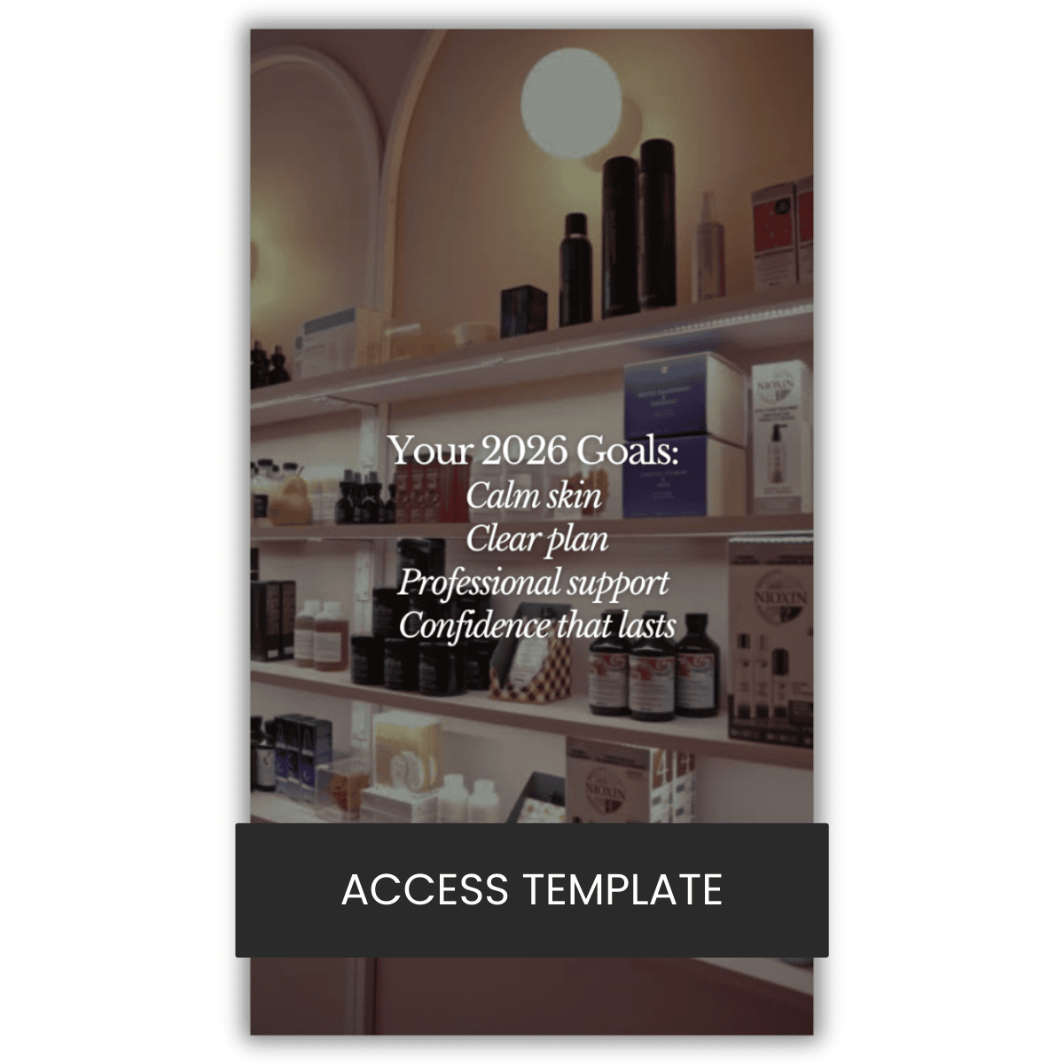 "Your 2026 Goals" Reel Template