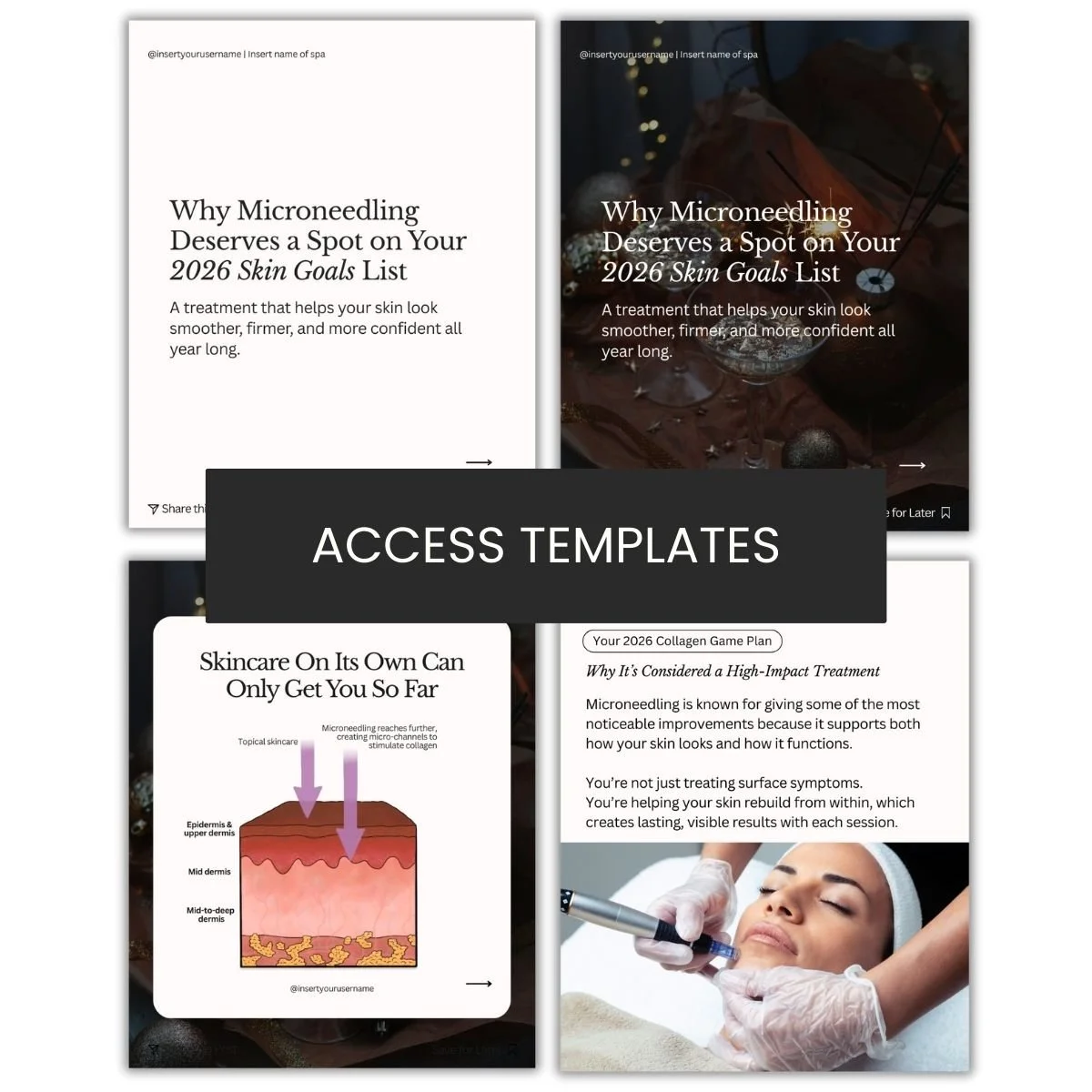 Microneedling 2026 Skin Goals Carousel