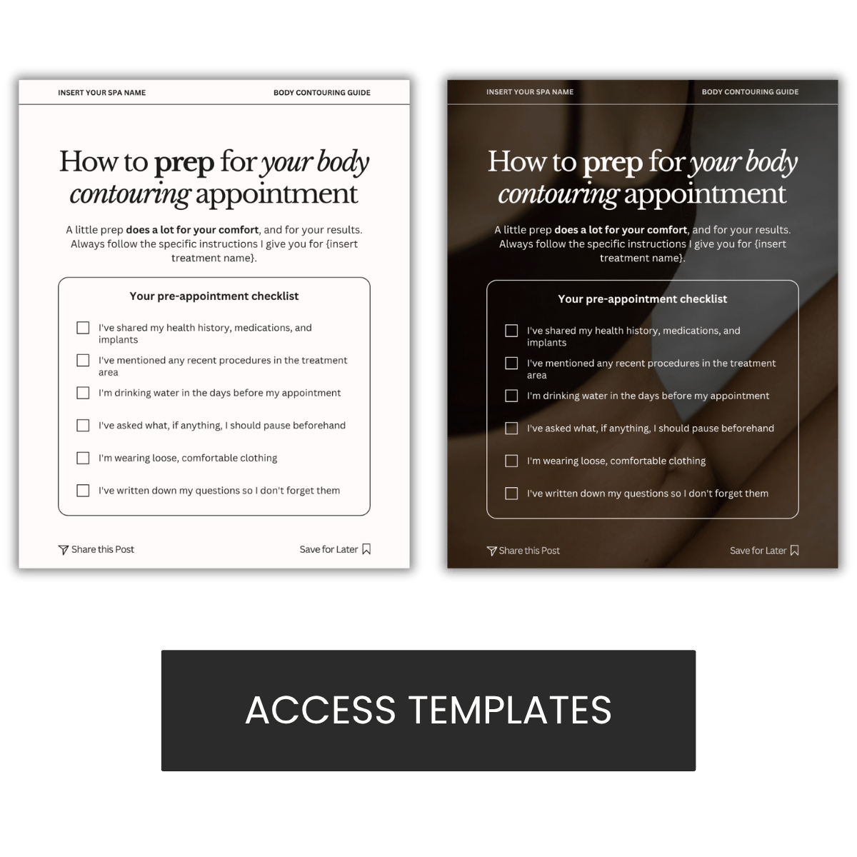 How to prep for your body contouring appointment Graphic