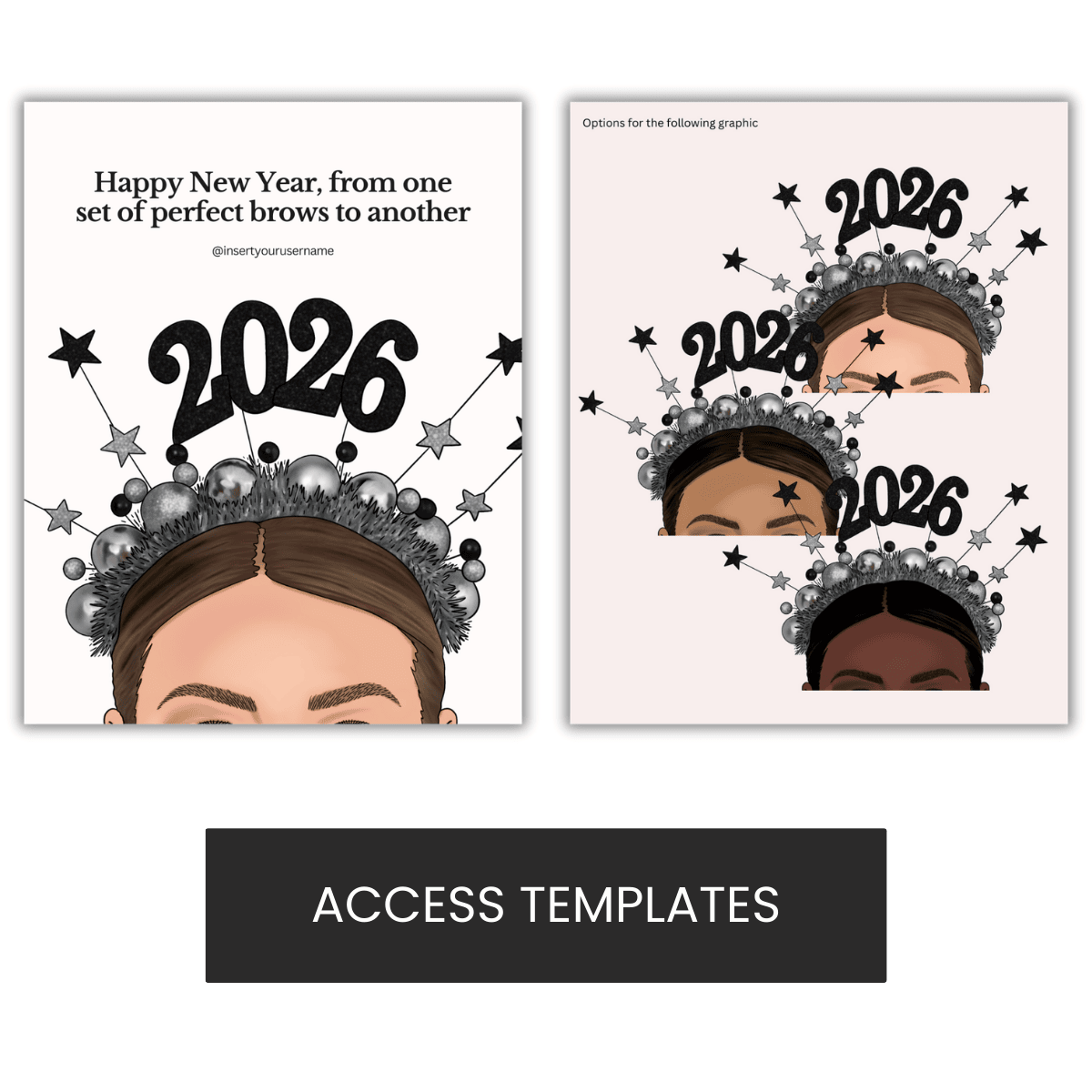 Happy New Year Crown Graphic