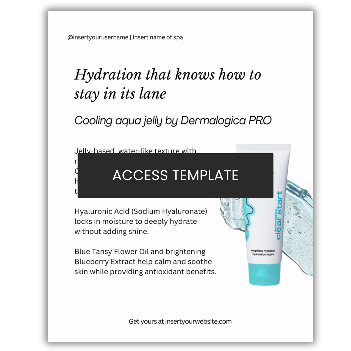 Cooling aqua jelly by Dermalogica PRO