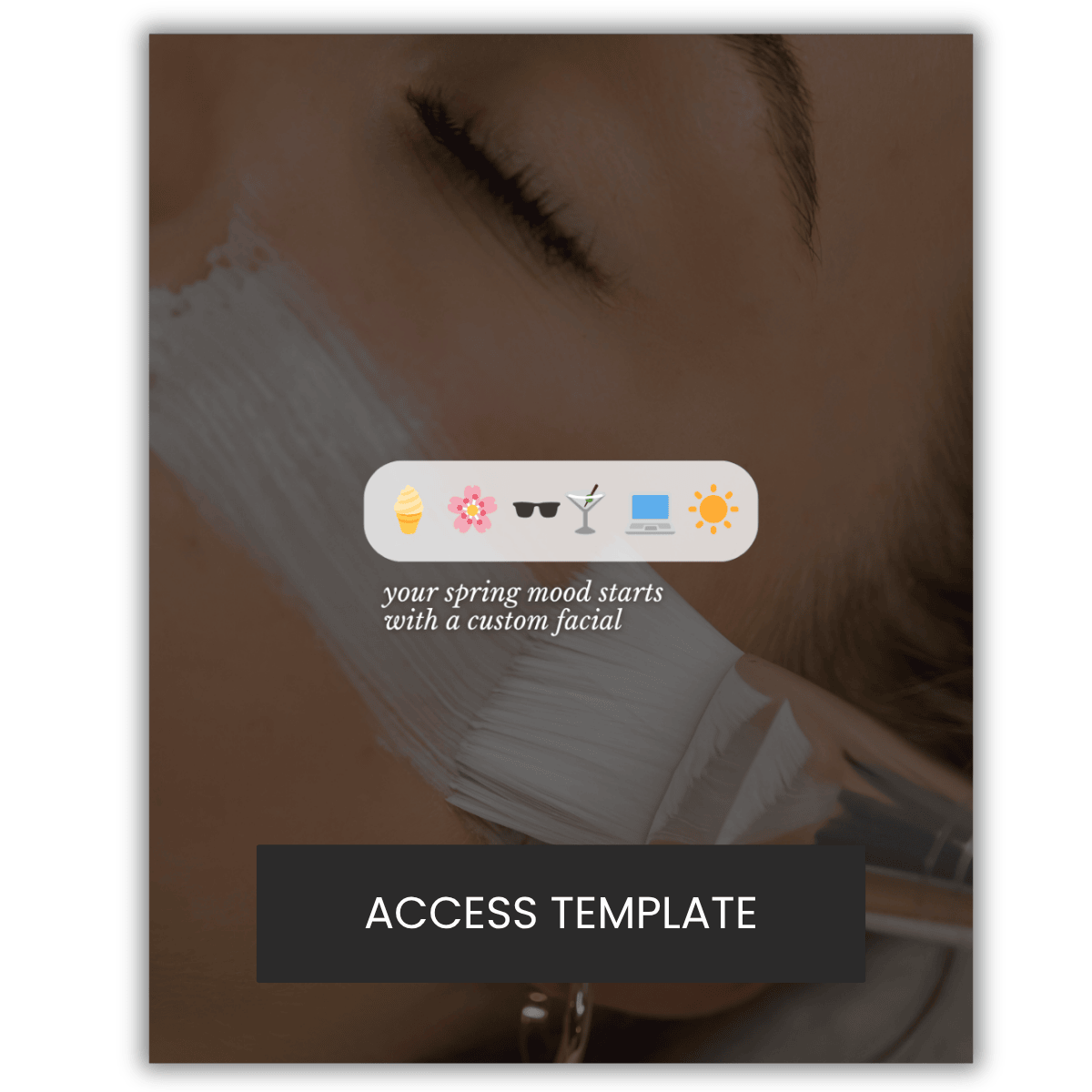 Your Spring Mood Starts With a Custom Facial Graphic