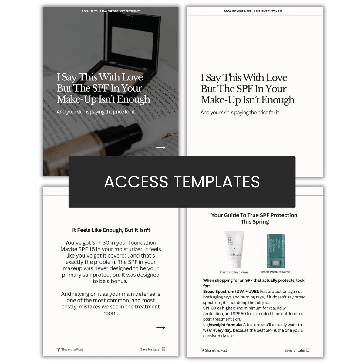 I Say This With Love But The SPF In Your Make-Up Isn’t Enough Carousel